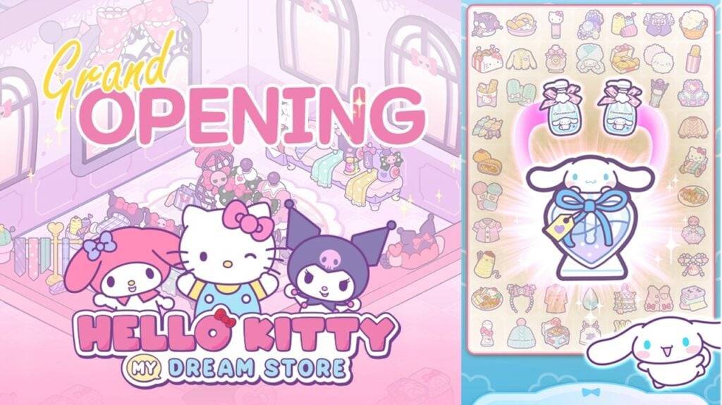 New Game Alert: Merge with Sanrio in Hello Kitty My Dream Store