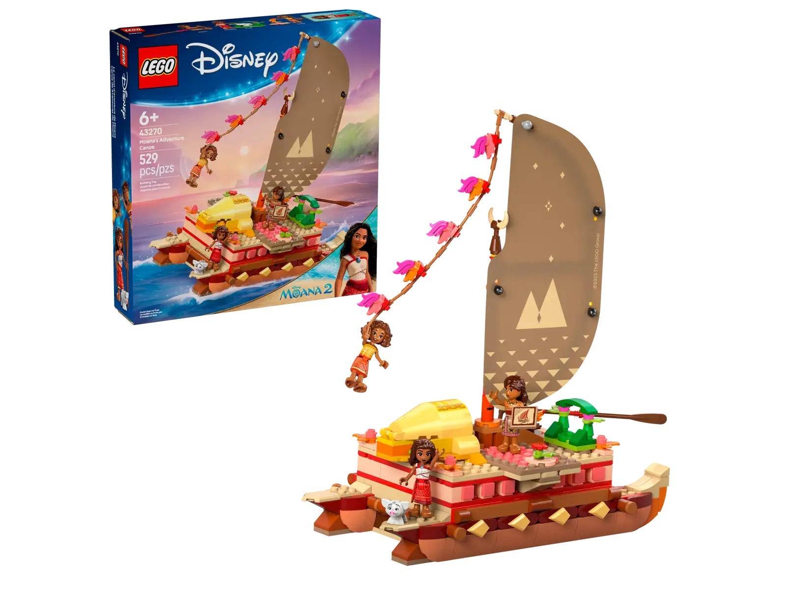 La canoa dell'avventura di Lego Moana