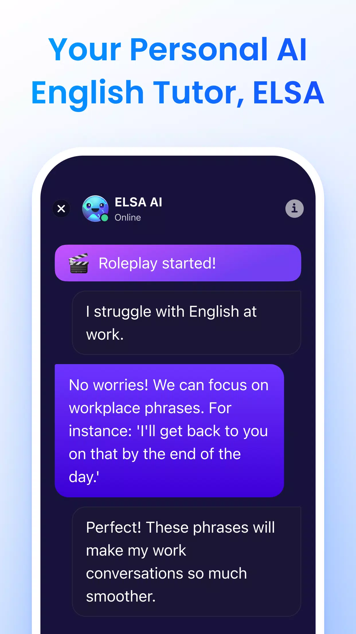 ELSA Speak - Aprende inglés Captura de pantalla 2