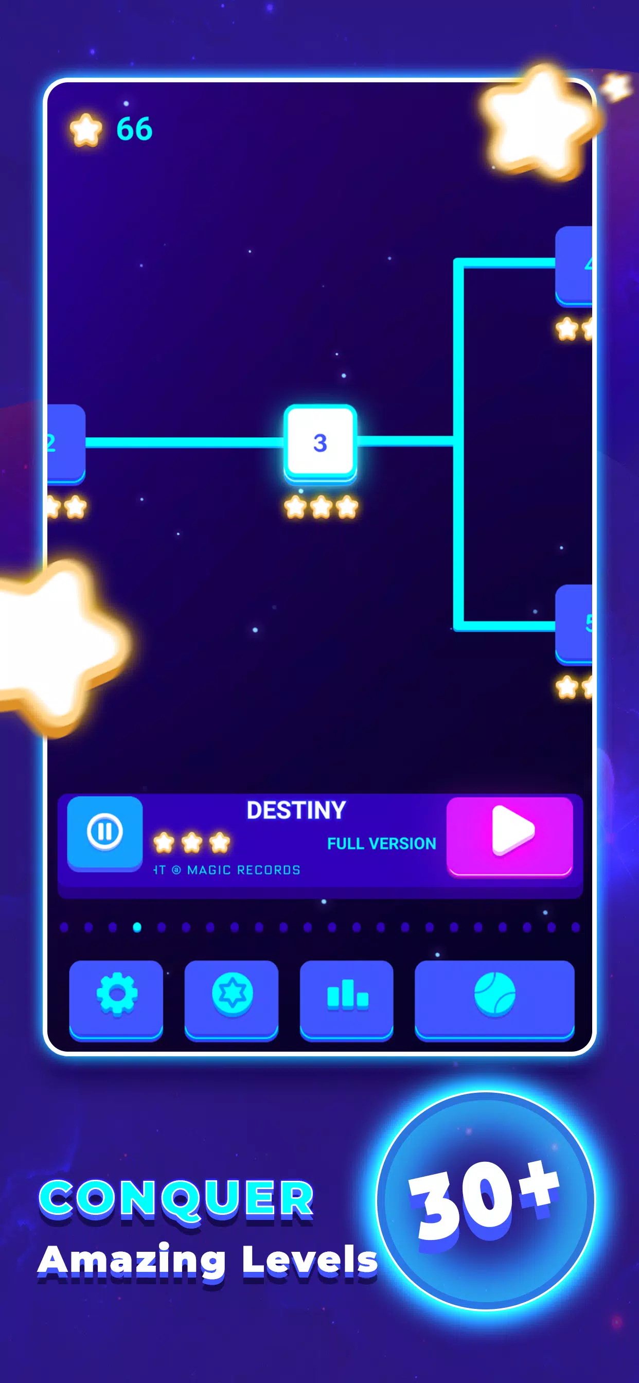 Jump Ball: Tiles and Beats স্ক্রিনশট 0