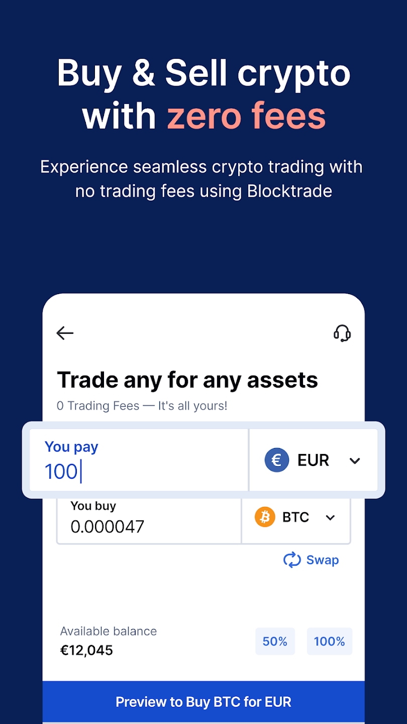 Blocktrade Screenshot 1