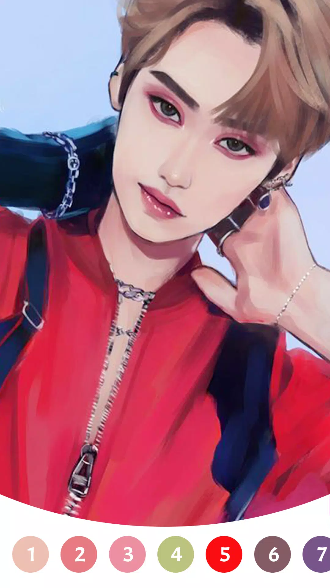 Stray Kids Paint by Number应用截图第2张