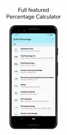 Quick Percentage Calculator Captura de tela 0