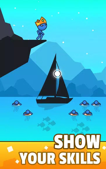 Stickman Jump into Water Ảnh chụp màn hình 0