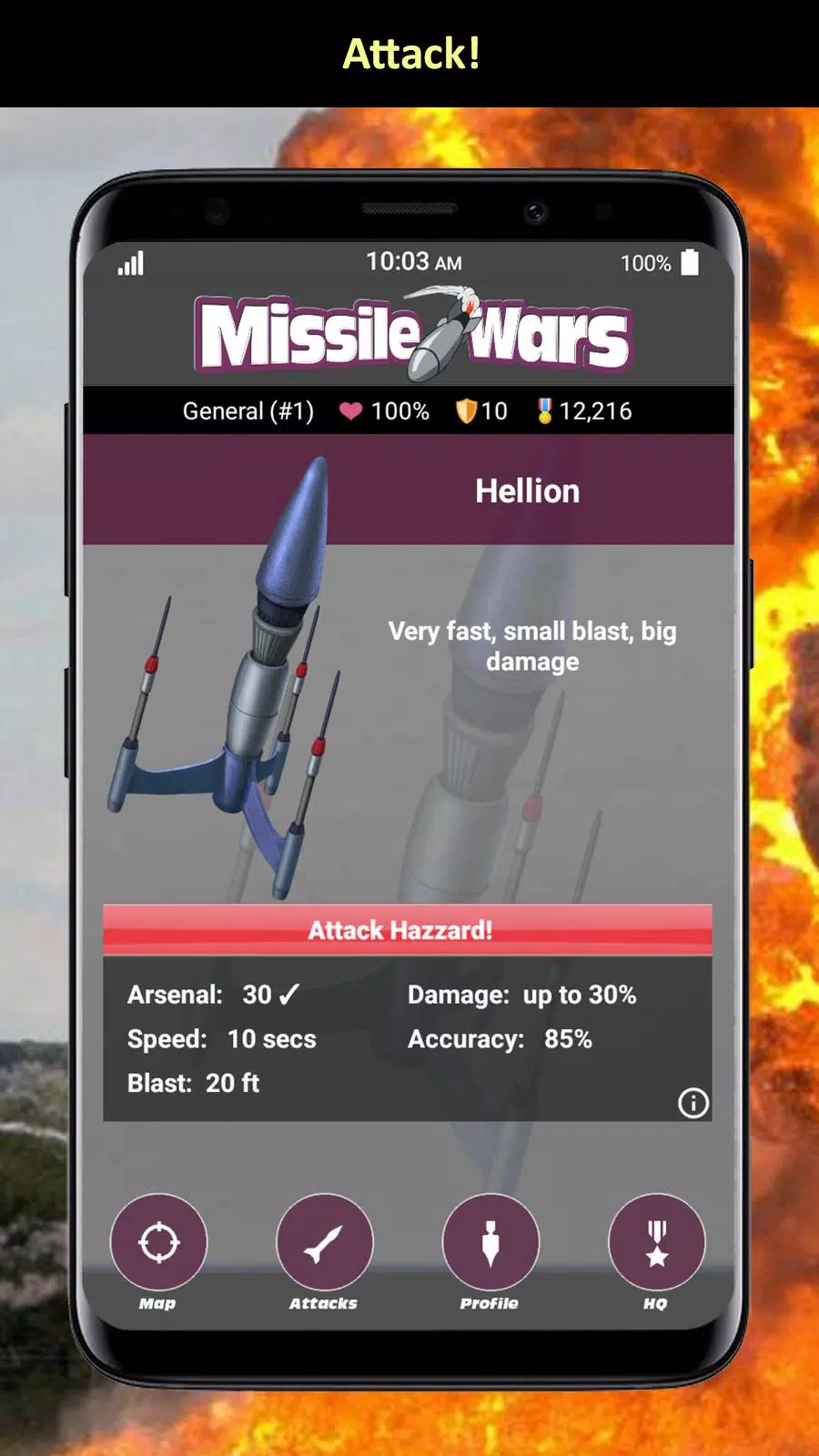 Missile Wars Capture d'écran 2