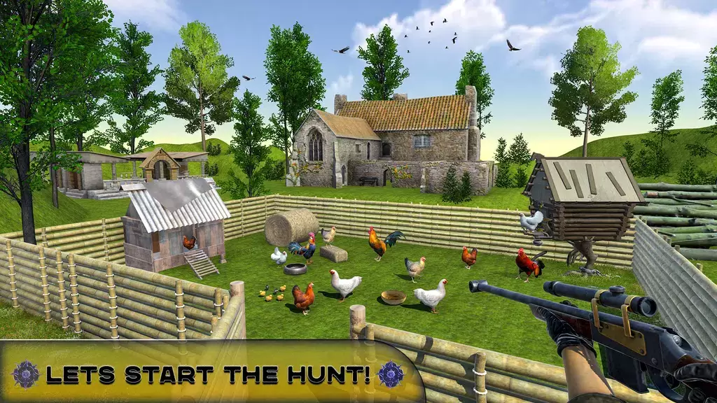 Chicken Hunting Challenge Game Captura de pantalla 0