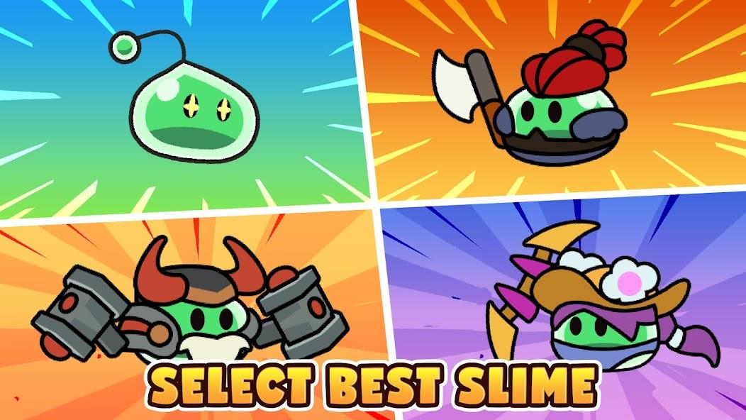 Slime Battle: Idle RPG Games Mod 스크린샷 0