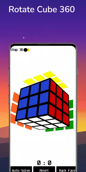 Rubik's Cube Solver - 3D Cube 스크린샷 0