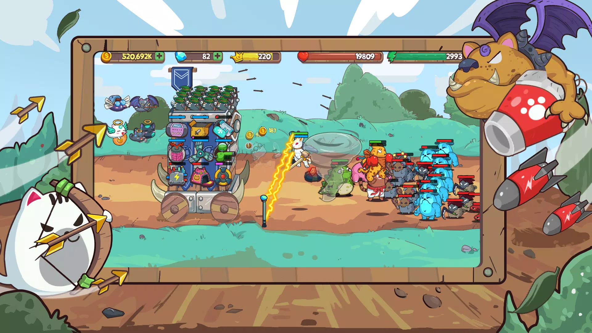 CatnRobot Idle TD: Battle Cat应用截图第0张
