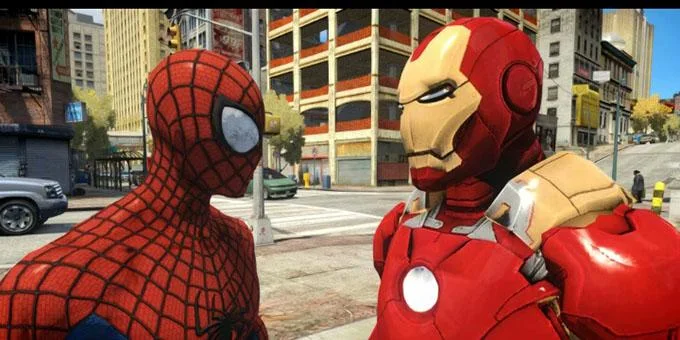 Spiderman vs Iron Man 3D Adventures Schermafbeelding 0