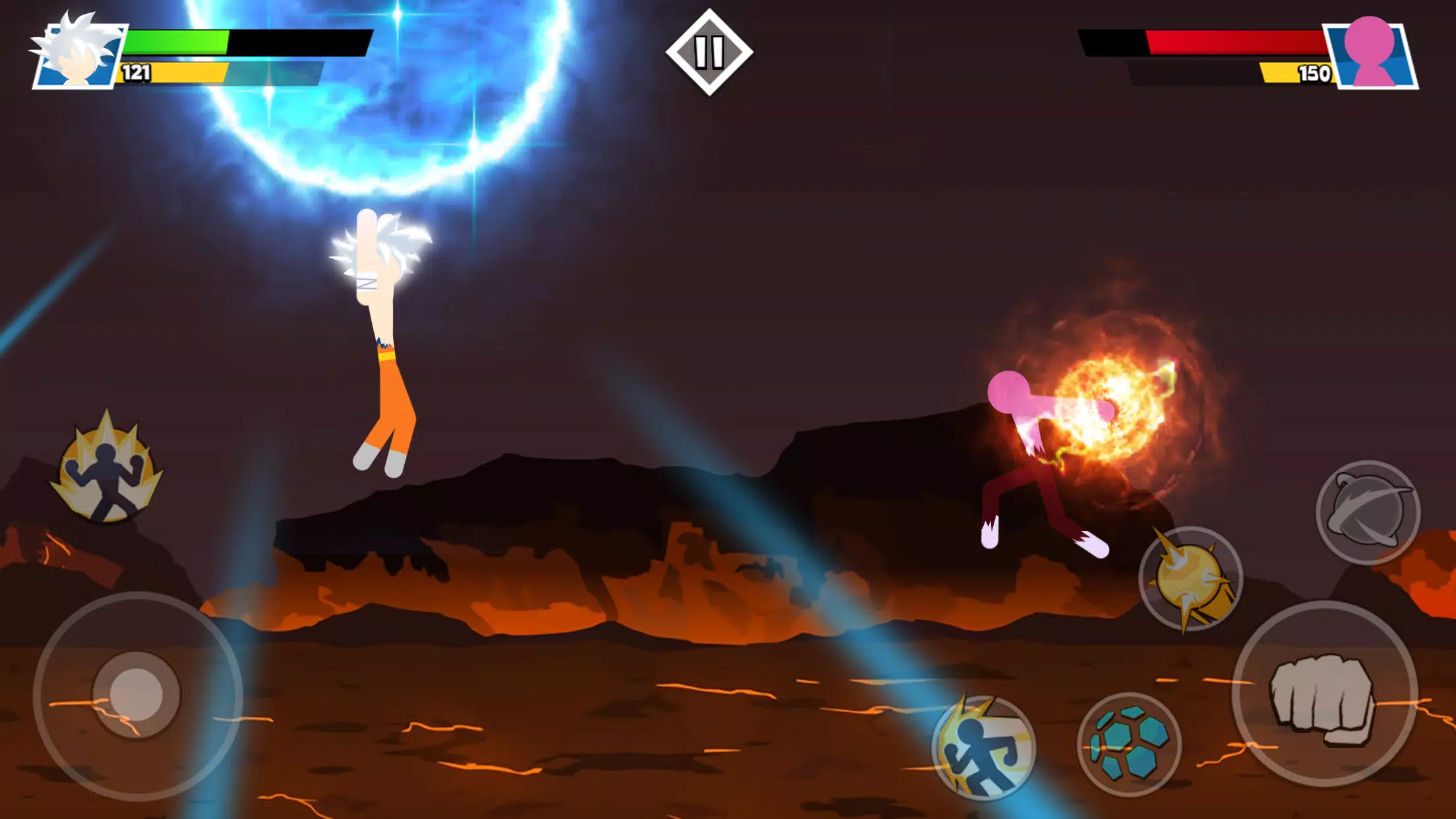 Stick Warriors Shadow Fight Screenshot 1