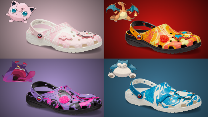 Pokémon Crocs Feature Diverse Gen 1 Designs