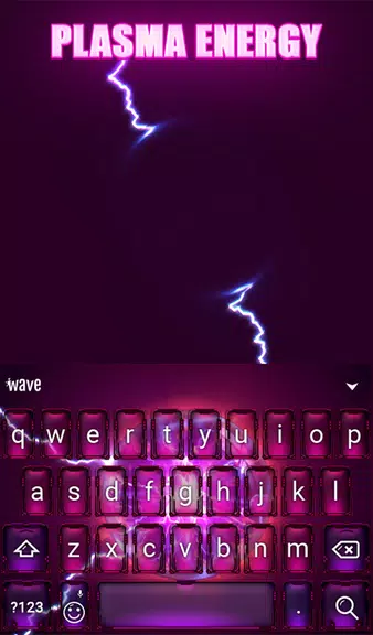 Plasma Keyboard & Wallpaper スクリーンショット 1