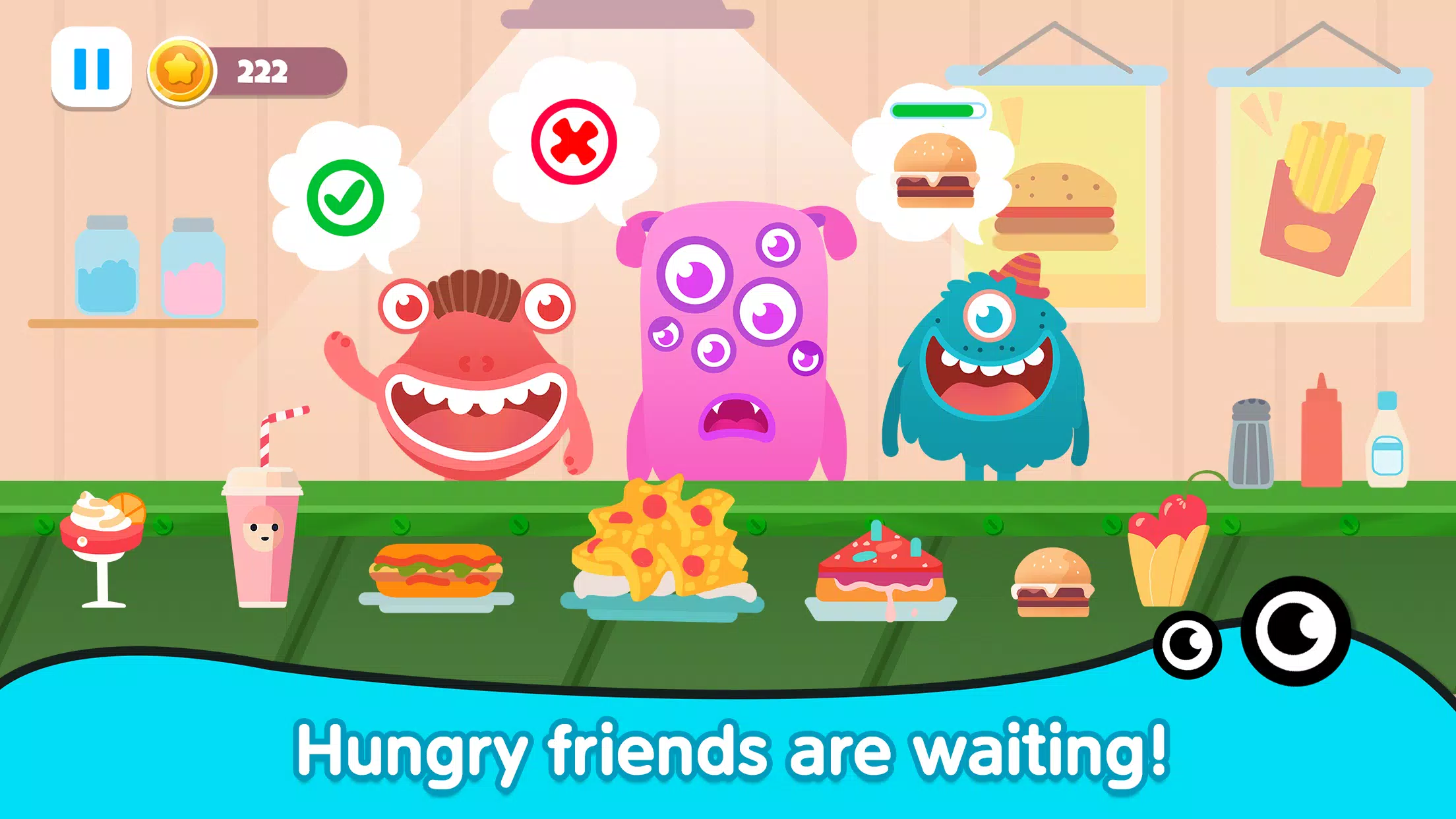 Kitchen monster games for kids Zrzut ekranu 3