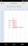 Simple Spreadsheet Captura de tela 1