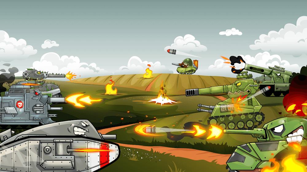 Merge Tanks: Combat war Stars Captura de pantalla 0