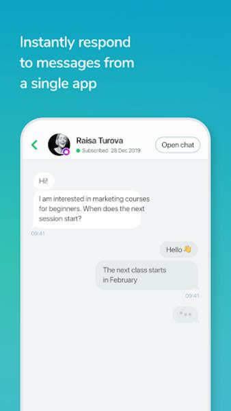 SendPulse Chatbots Captura de pantalla 3