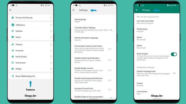 GBWHATSAPP PRO V17 77 APK Última versión