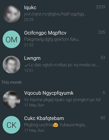 YAATA - SMS/MMS messaging Screenshot 0