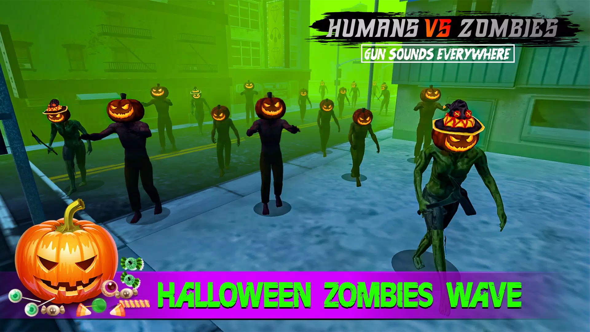 Human Vs Zombies Shooting Screenshot 0