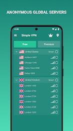 Simple VPN Pro Super Fast VPN ภาพหน้าจอ 3