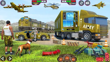 Army Car Truck Transport Games應用截圖第1張