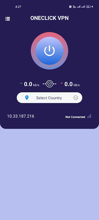 OneClick VPN - Turbo VPN App Captura de tela 0