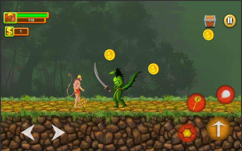 Hanuman Adventure Indian game 스크린샷 0