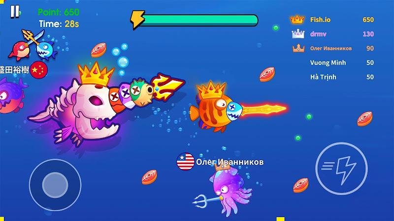 Sword Shark.io - Hungry Shark Schermafbeelding 1