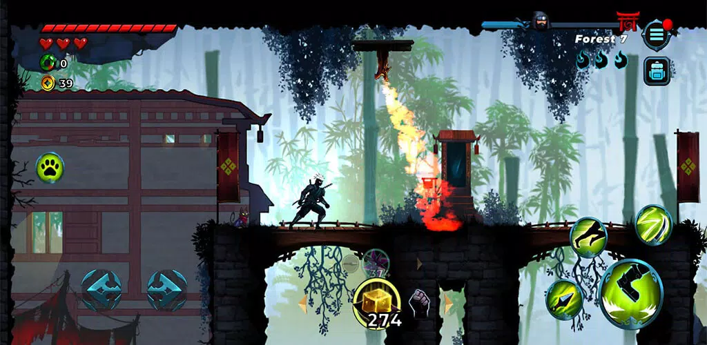 Ninja War: Shadow Adventures Ảnh chụp màn hình 1