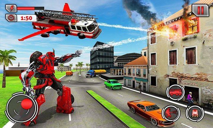 Fire Truck Games: Robot Games應用截圖第0張