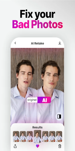 Retake AI ภาพหน้าจอ 0