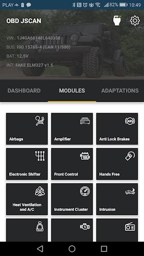 OBD JScan Screenshot 1
