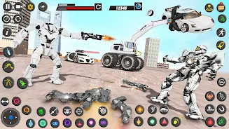 Robot Truck Car Transform Game ဖန်သားပြင်ဓာတ်ပုံ 1