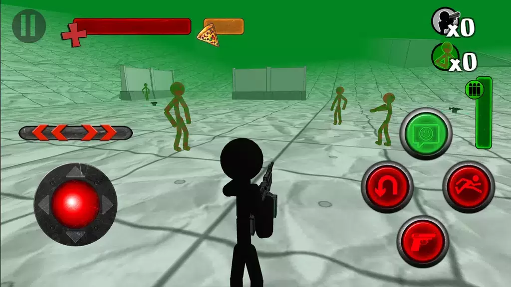 Stickman Zombie 3D ဖန်သားပြင်ဓာတ်ပုံ 0