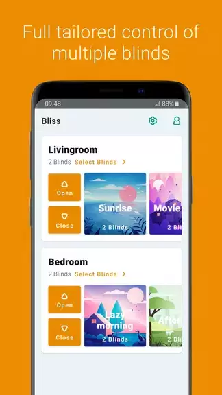 Bliss Smart Blinds Tangkapan skrin 0