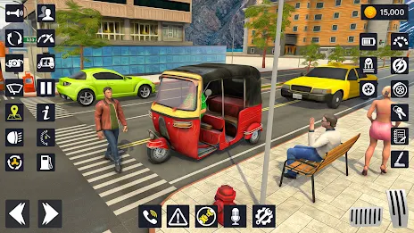 TukTuk Auto Rickshaw:City Taxi 스크린샷 1