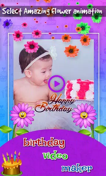 Birthday Video & Status Maker Tangkapan skrin 2