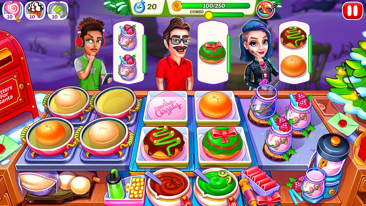 Christmas Fever Cooking Games Screenshot 1