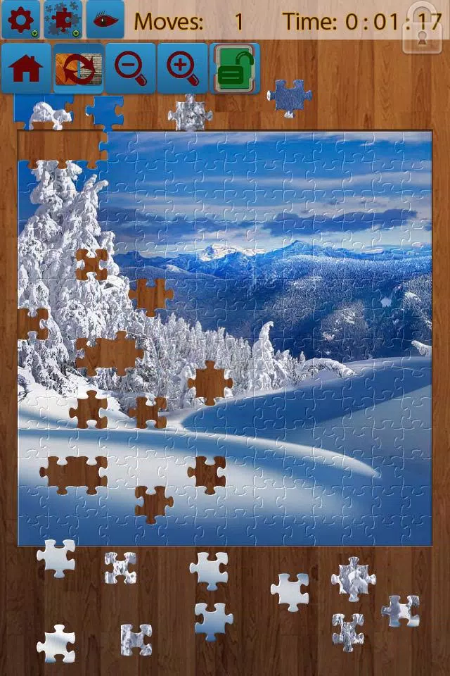 Snow Landscape Jigsaw Puzzles Captura de pantalla 0