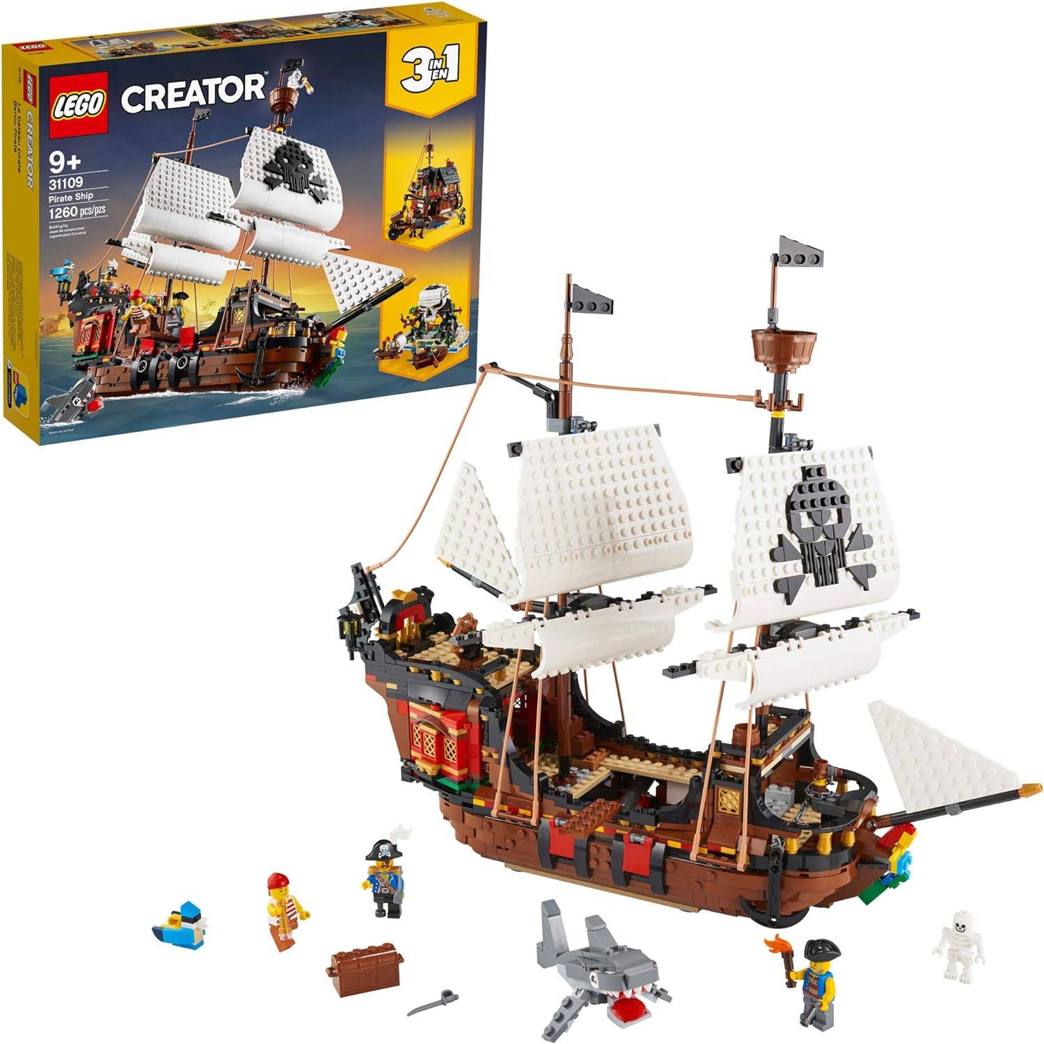 Piratowy statek Lego 3-w-1