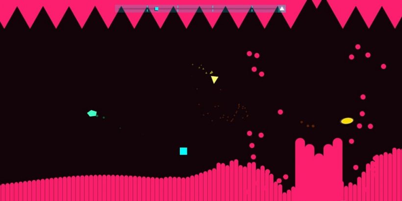 Just Shapes＆Beats比這個混亂的Coop Bullet Hell，現在在iOS上聽起來要多得多