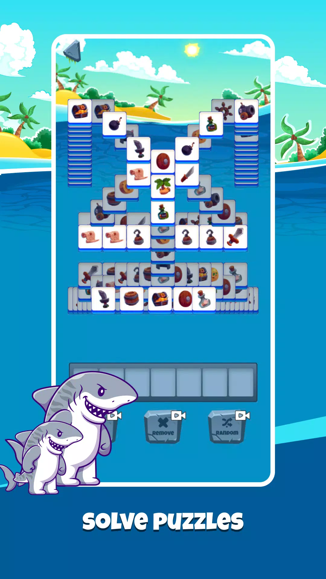 Shark Attack:Match Puzzle Game Captura de pantalla 1