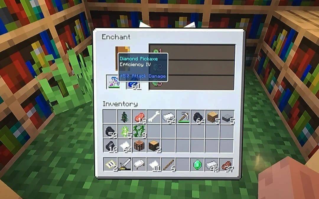 Зачарованный таблица Minecraft
