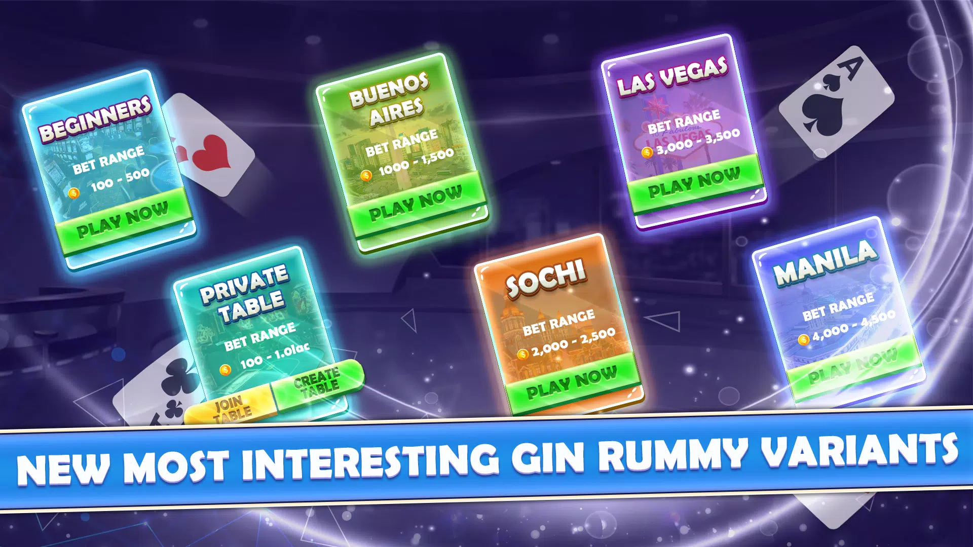 Gin Rummy Multiplayer स्क्रीनशॉट 1