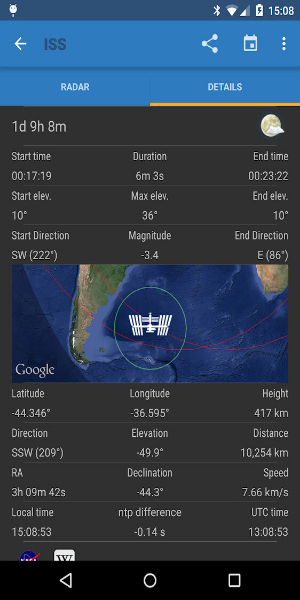 ISS Detector Pro スクリーンショット 1